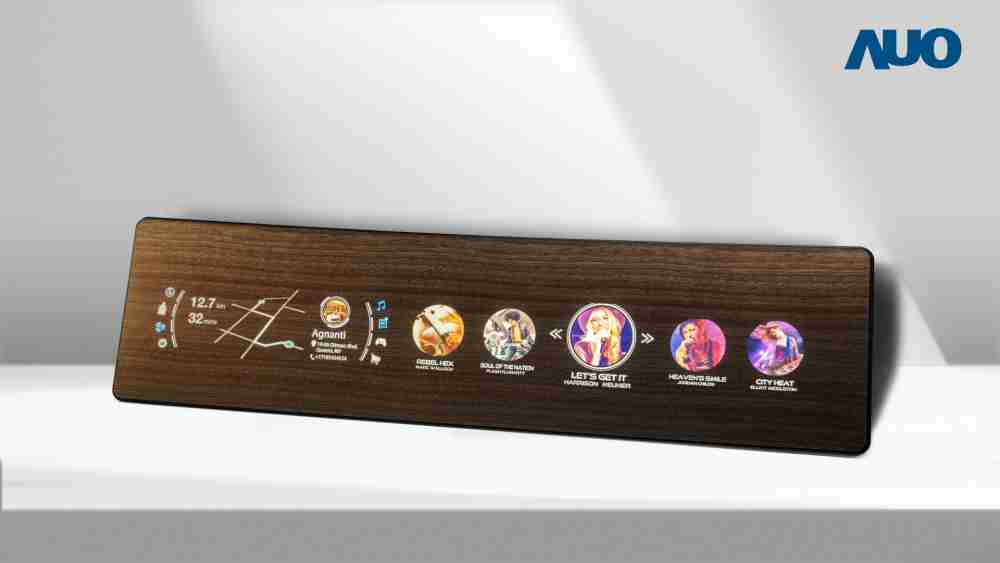 至成国际研发全球最高穿透度达80%的AmLED木纹显示器，，可于使用时呈现高亮度、、、、清晰可见的信息，，并在不使用时回归为单纯的饰板，，节能兼具美观